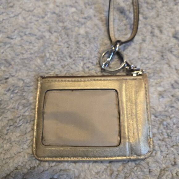 Vintage Coach Signature C Keychain Coin Purse Pouch Y2K Card Holder - Picture 5 of 6